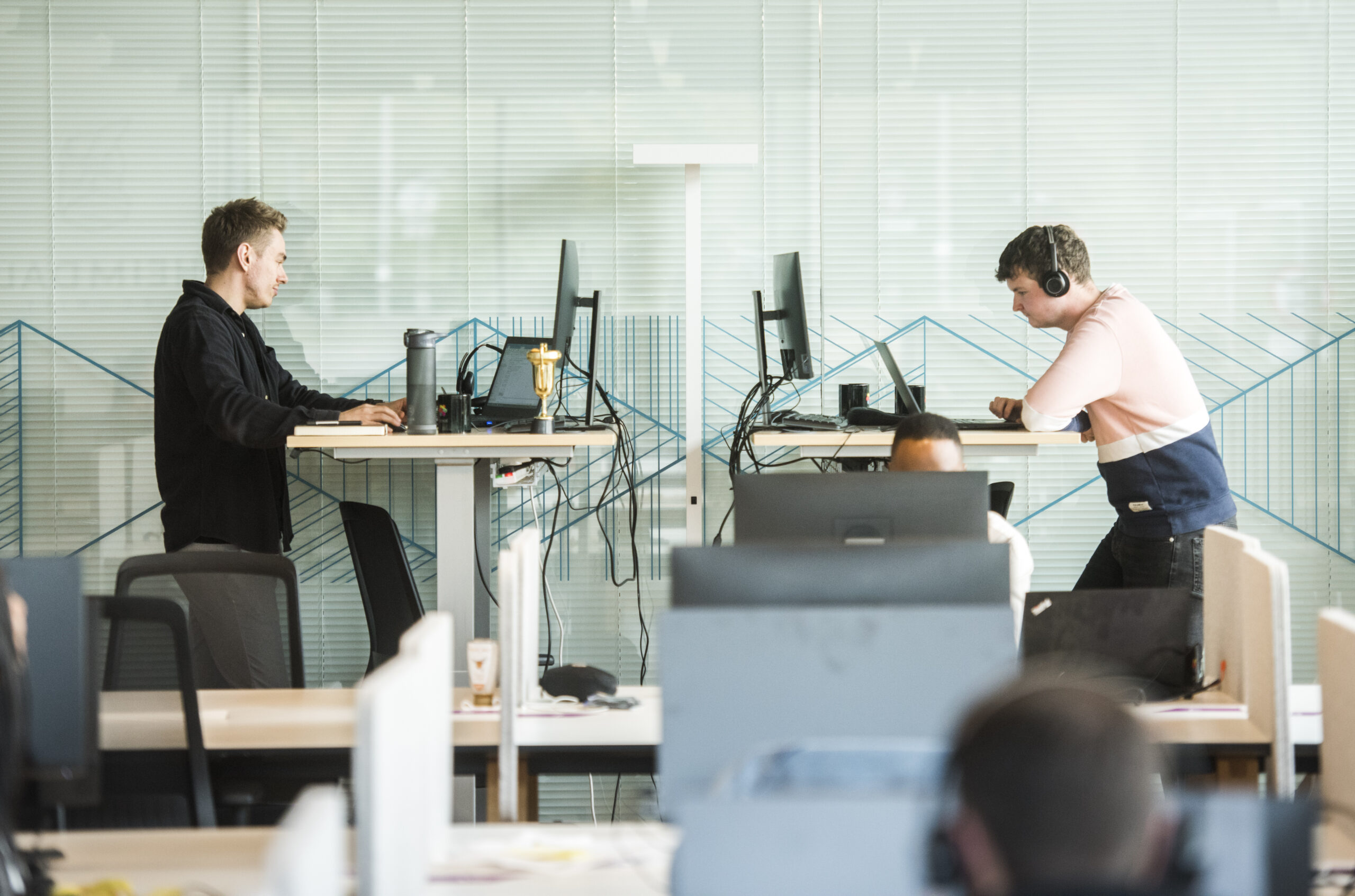 Desks in Plexal