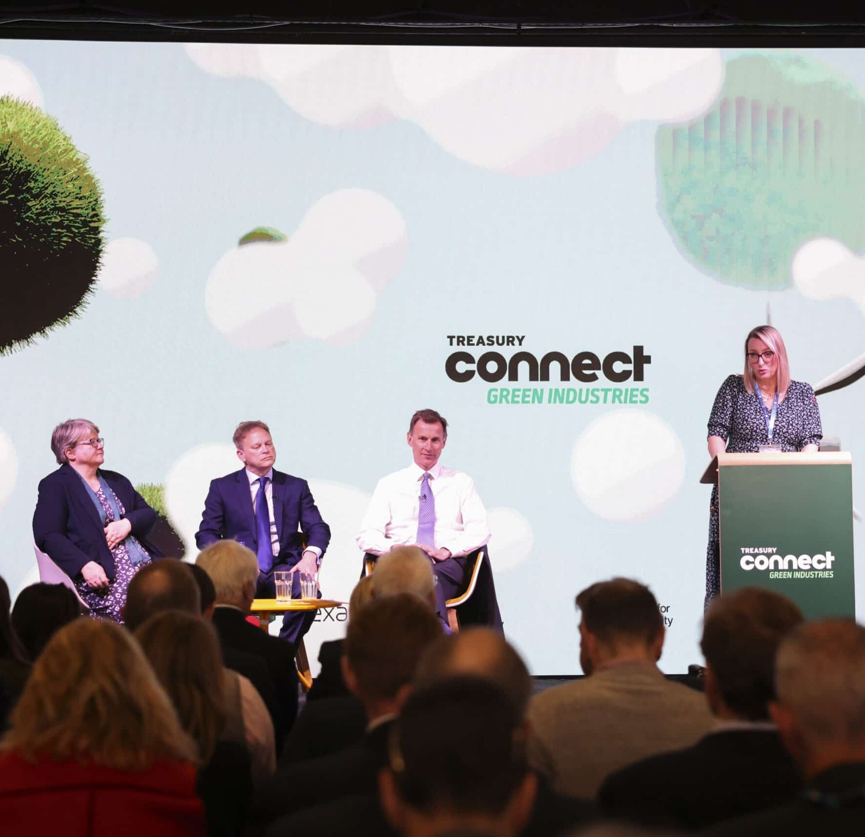 Kate Pearman, COO of Plexal, addressing the audience at Tresury Connect Green Industries