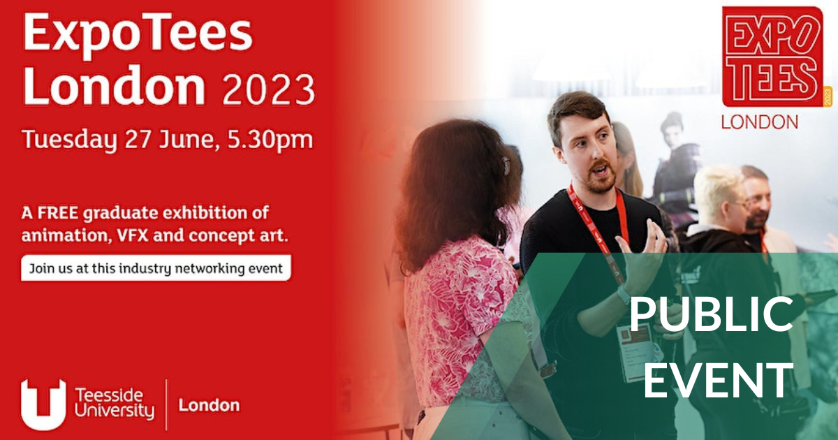 Expotees London featured image of people at an event along with a description of the key event dates and information