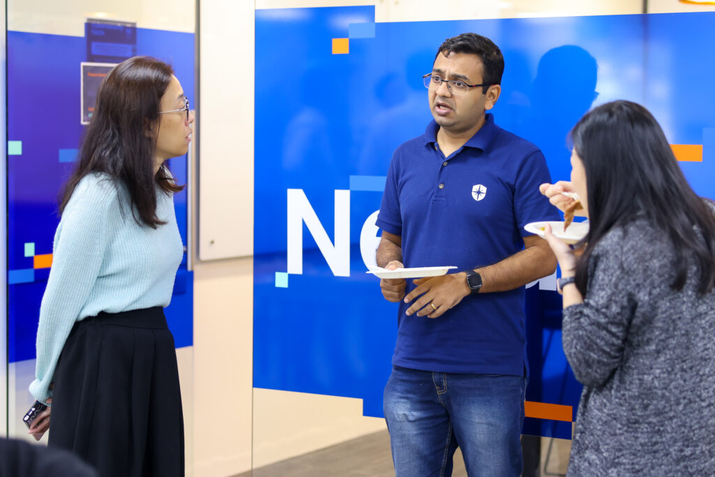 CyberBoost Singapore members talking