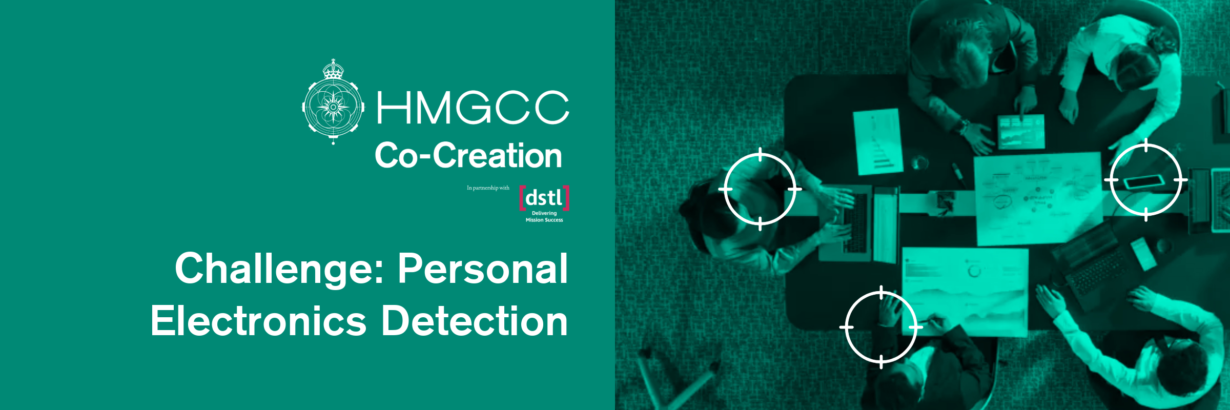 HMGCC Challenge banner for personal electronics detection challenge