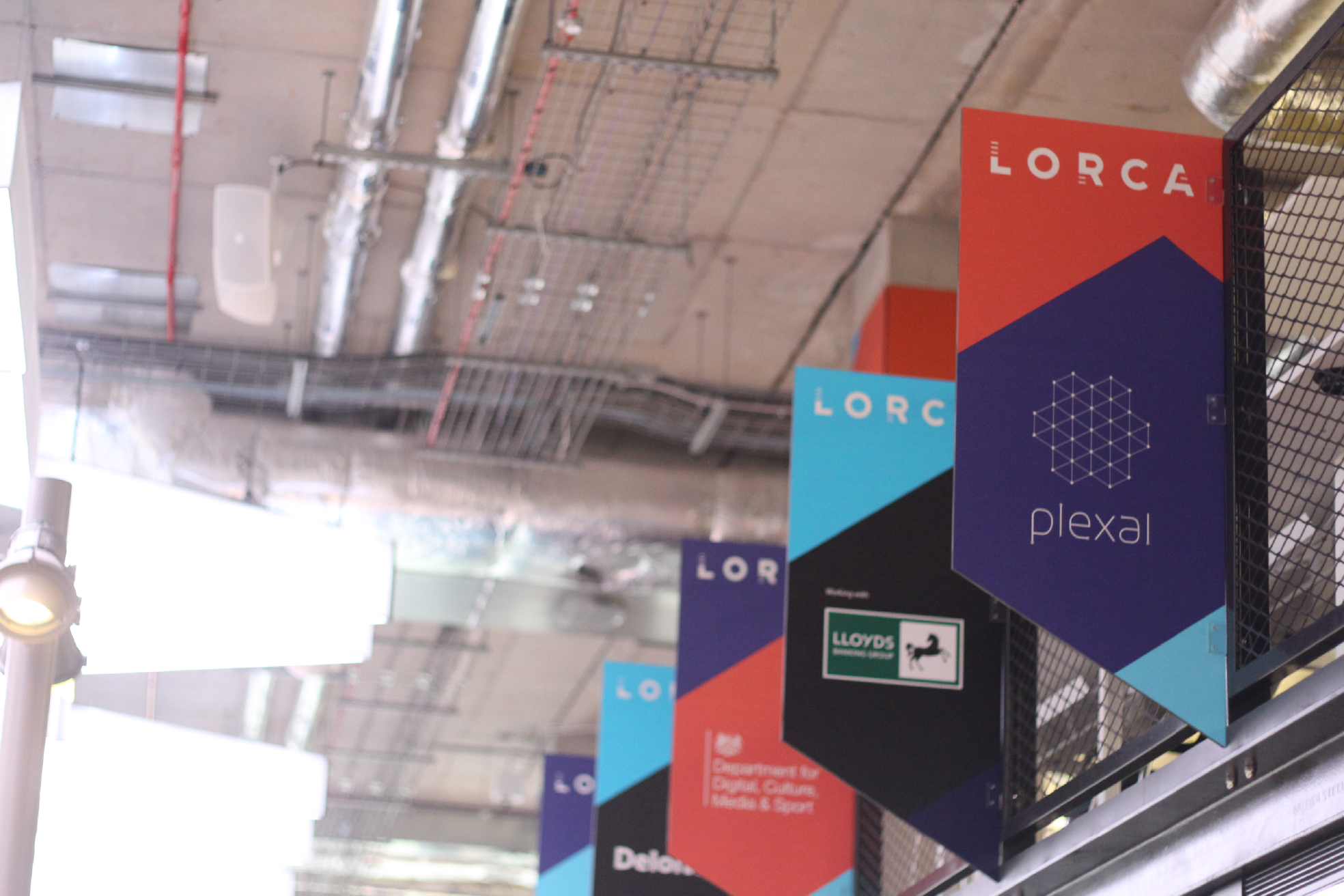 LORCA flags at Plexal
