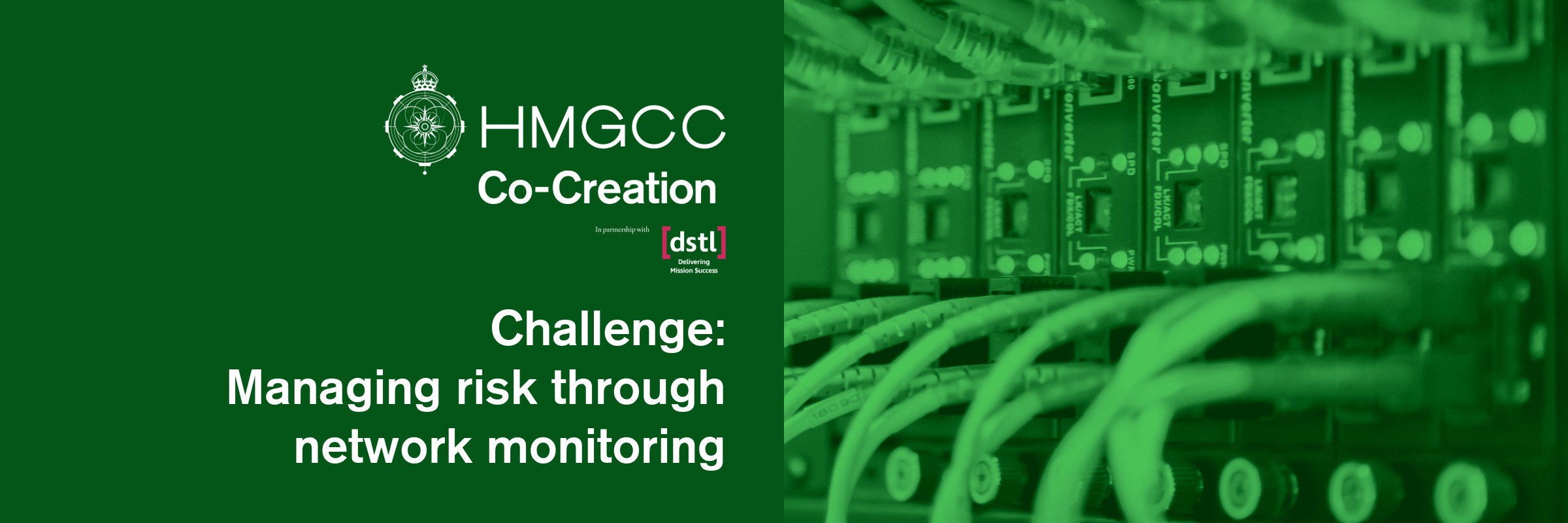 Challenge: Managing Cyber Security Risk Through Network Monitoring web banner